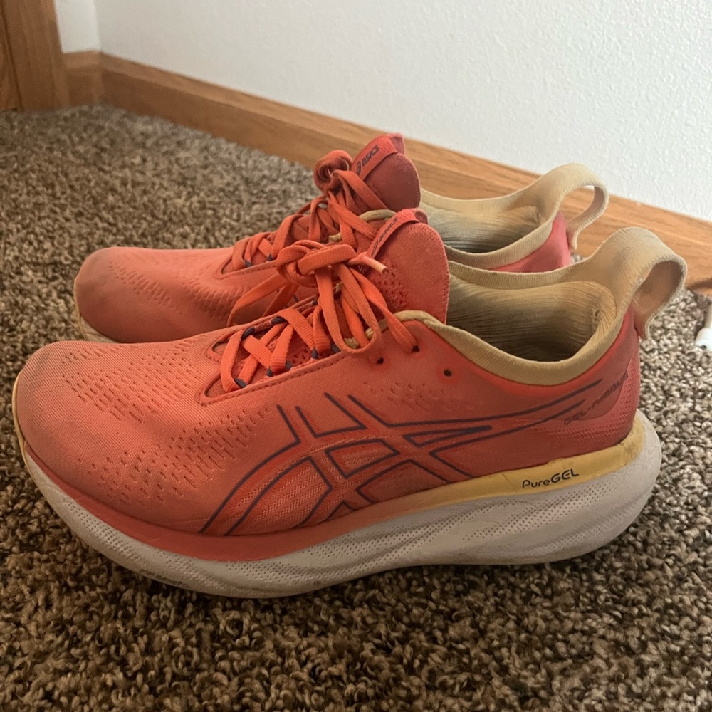 ASICS Orange Cream Gel Nimbus